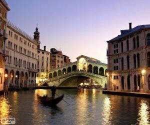пазл Мост Риальто, Венеция, Италия
